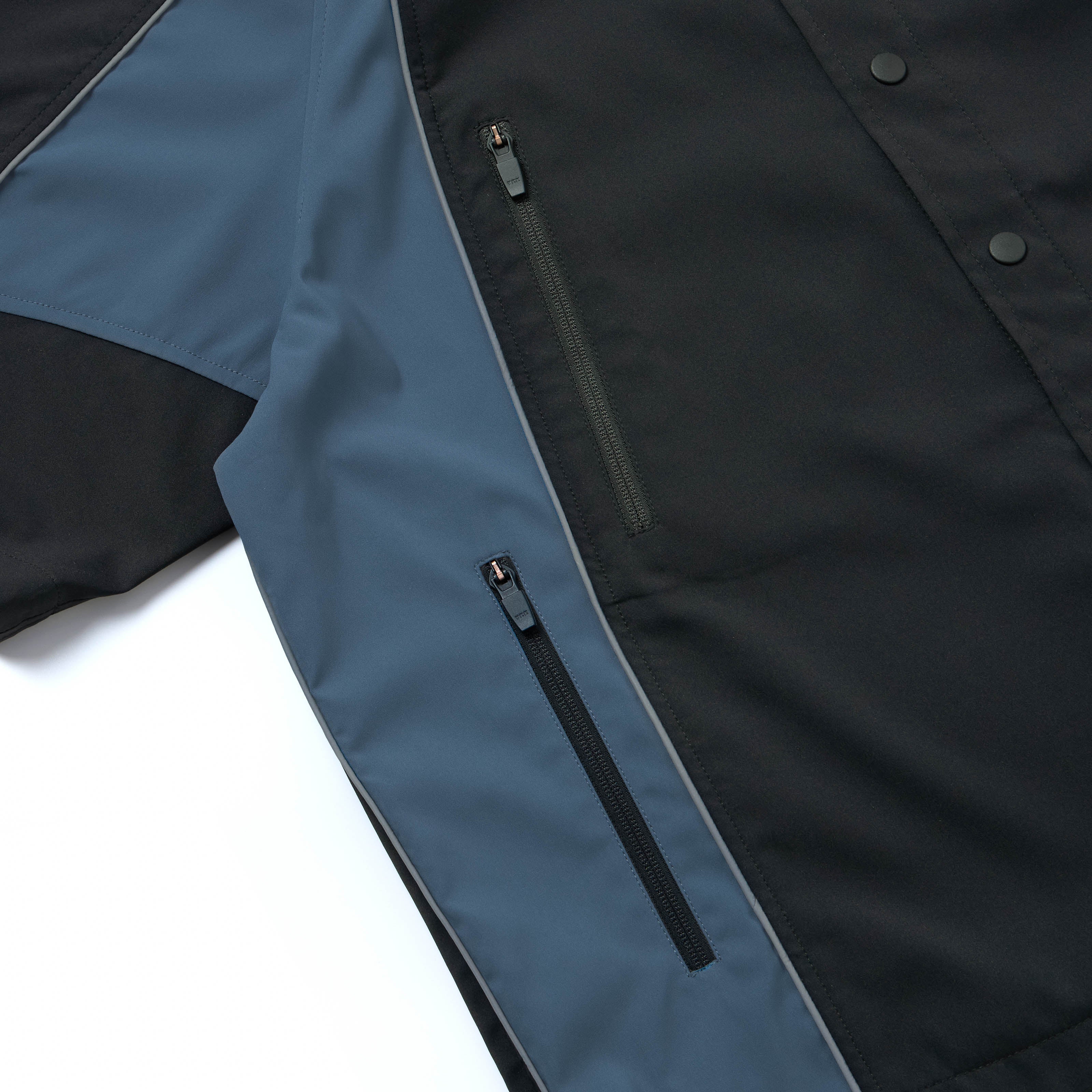 BLOCKING REFLECTIVE S/S SHIRT|拼色寬版短袖襯衫