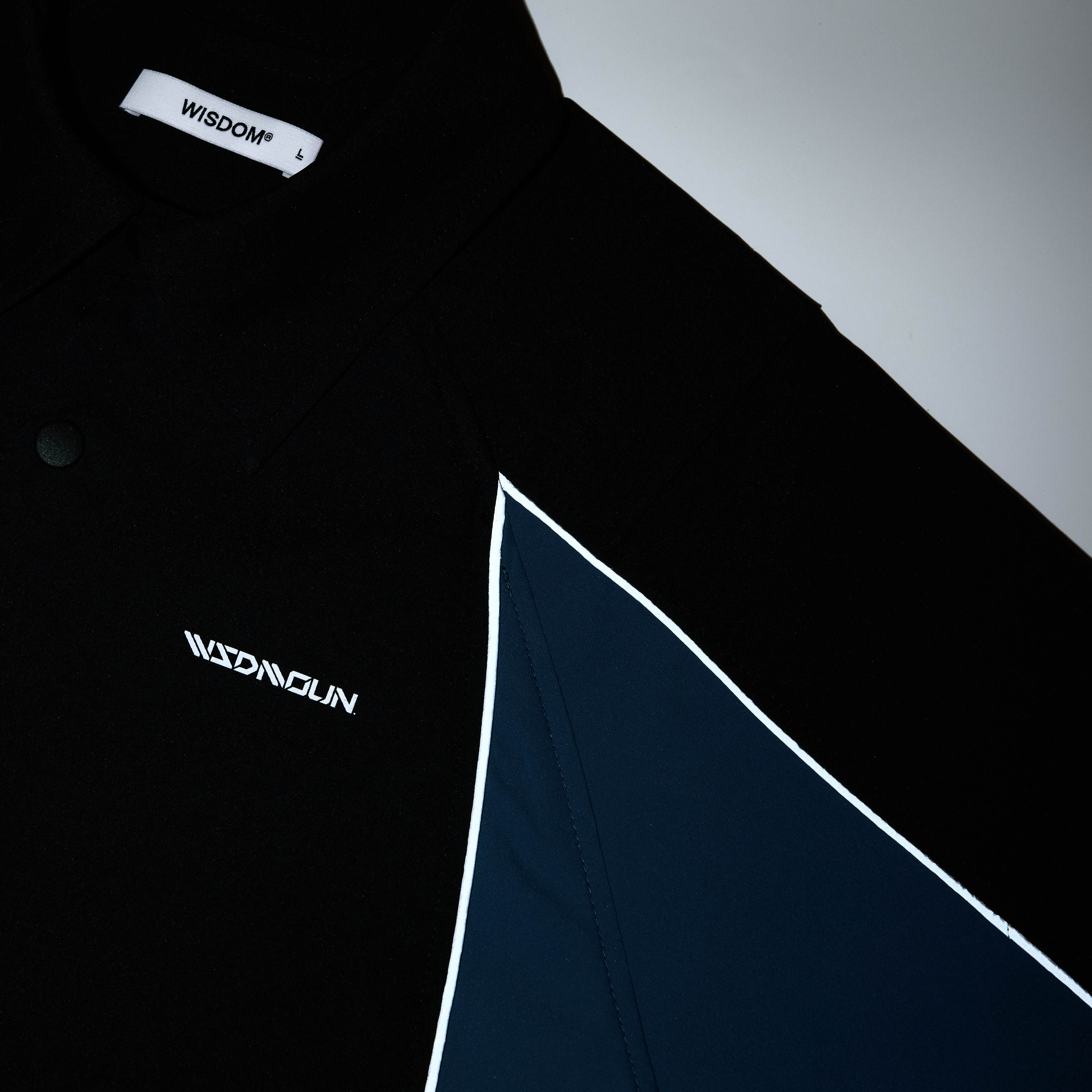 BLOCKING REFLECTIVE S/S SHIRT|拼色寬版短袖襯衫