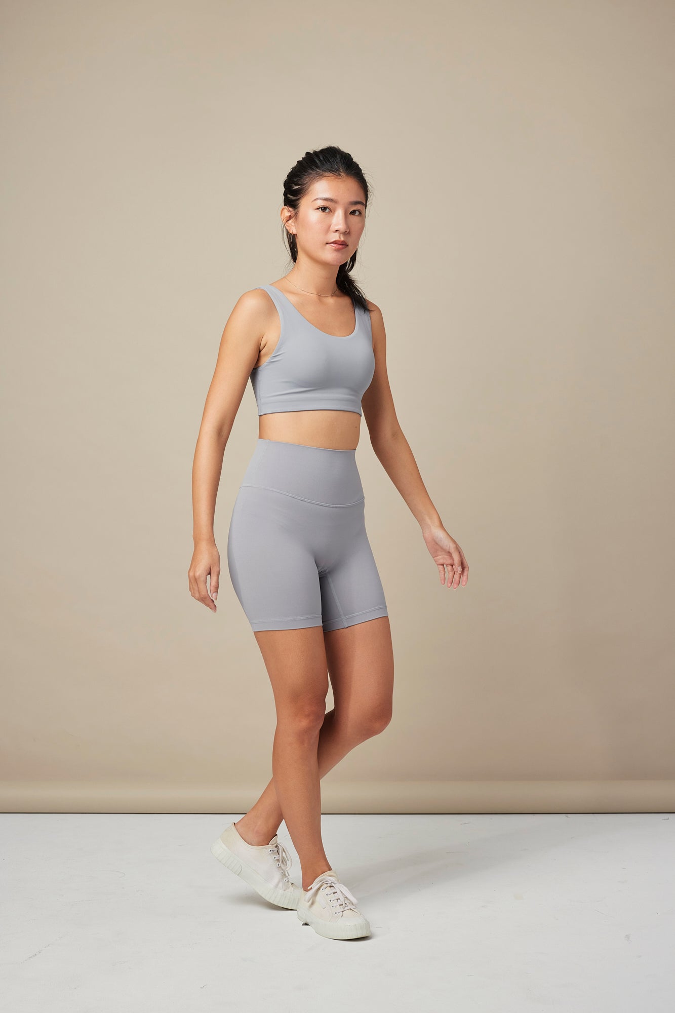 4" Bike Short - Gray|運動四分短褲 - 明灰色