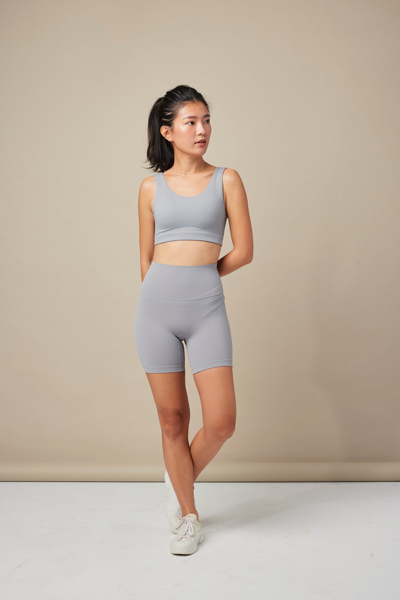 4" Bike Short - Gray|運動四分短褲 - 明灰色