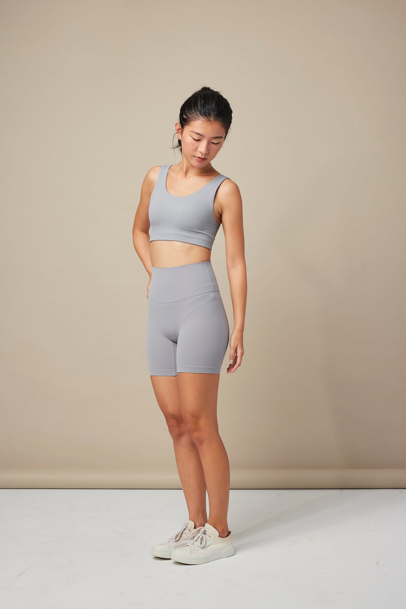 4" Bike Short - Gray|運動四分短褲 - 明灰色