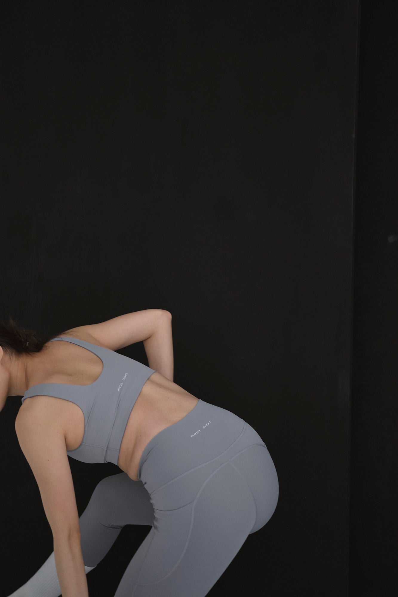 Flow U Sport Bra Top - Gray / 雙U領運動上衣 - Gray