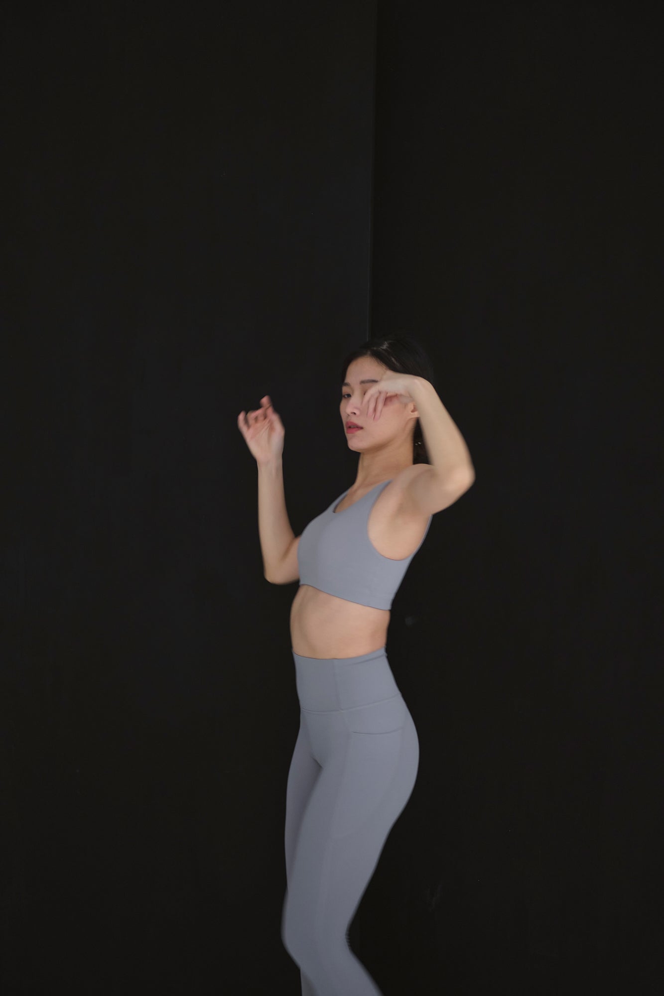 Flow U Sport Bra Top - Gray / 雙U領運動上衣 - Gray