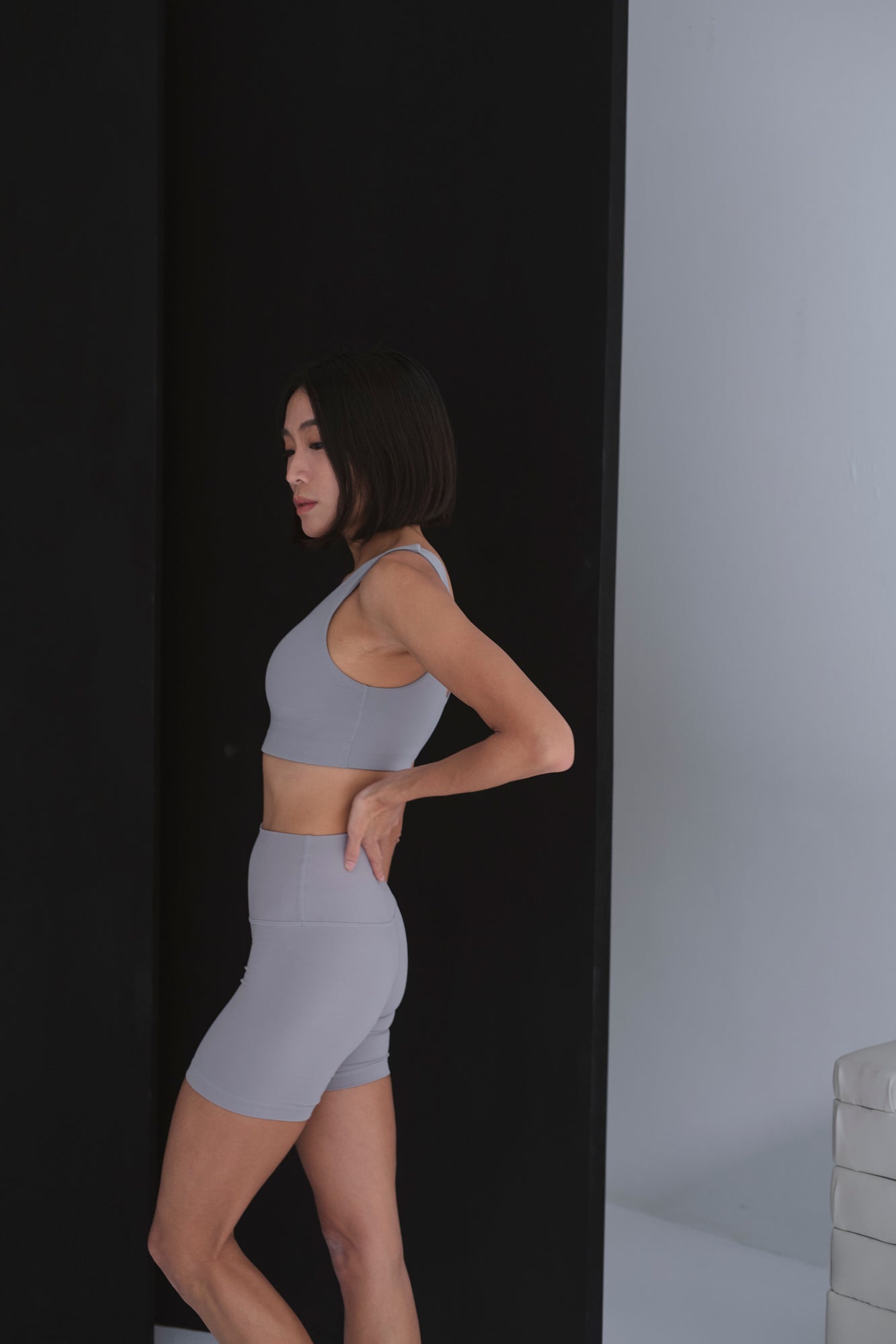 4" Bike Short - Gray|運動四分短褲 - 明灰色