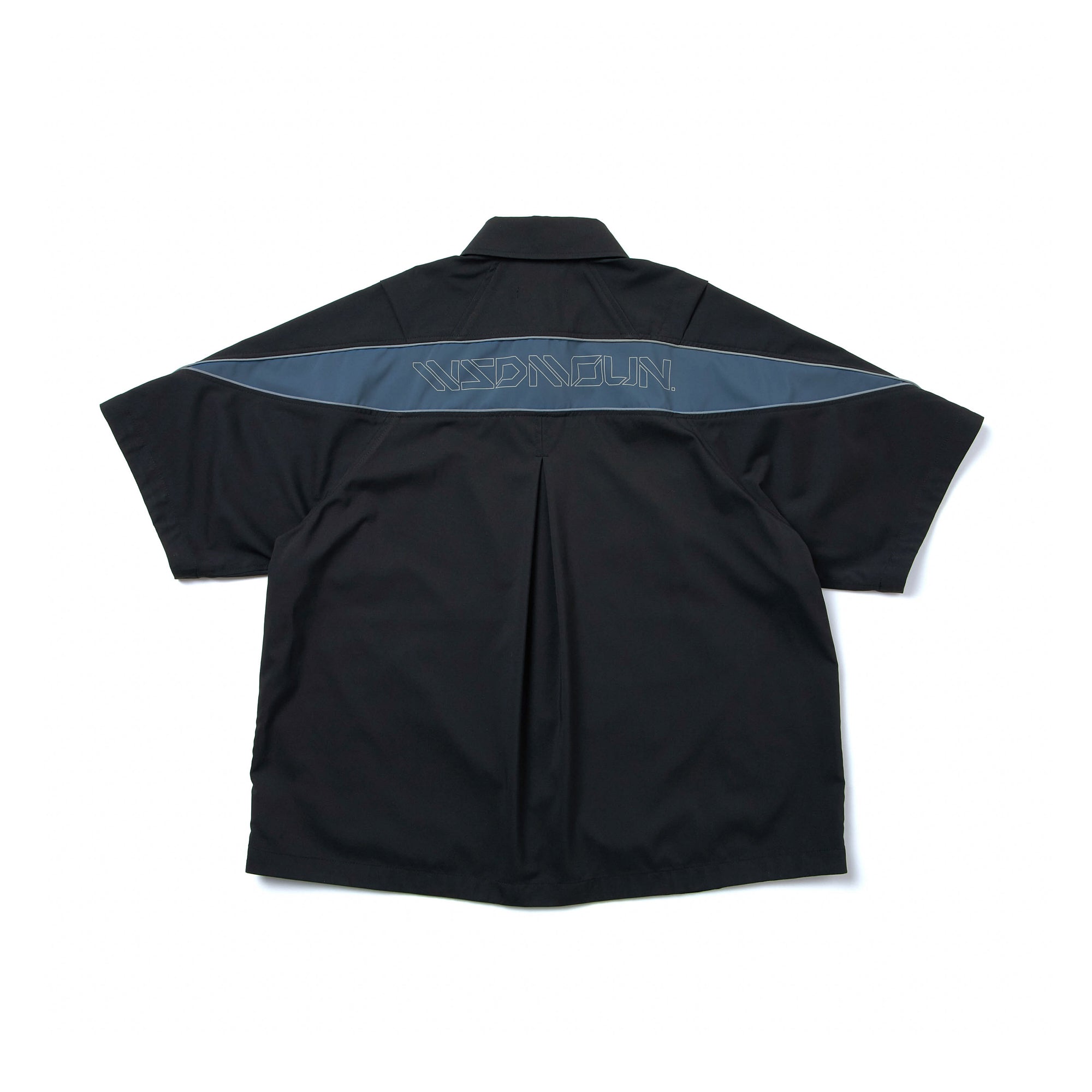 BLOCKING REFLECTIVE S/S SHIRT|拼色寬版短袖襯衫