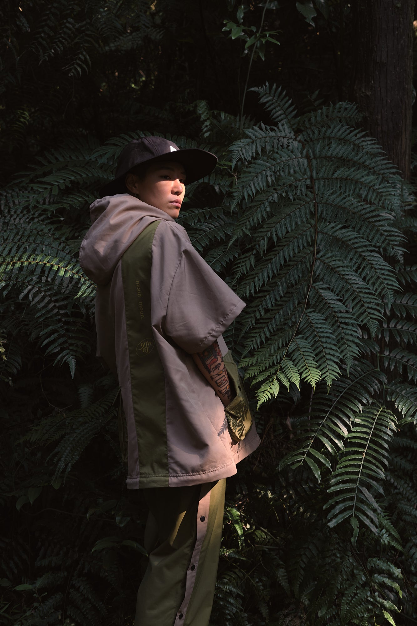 【moun moun X YIN&YEI】Quick-Dry Coat|毛巾大衣 - 沙綠
