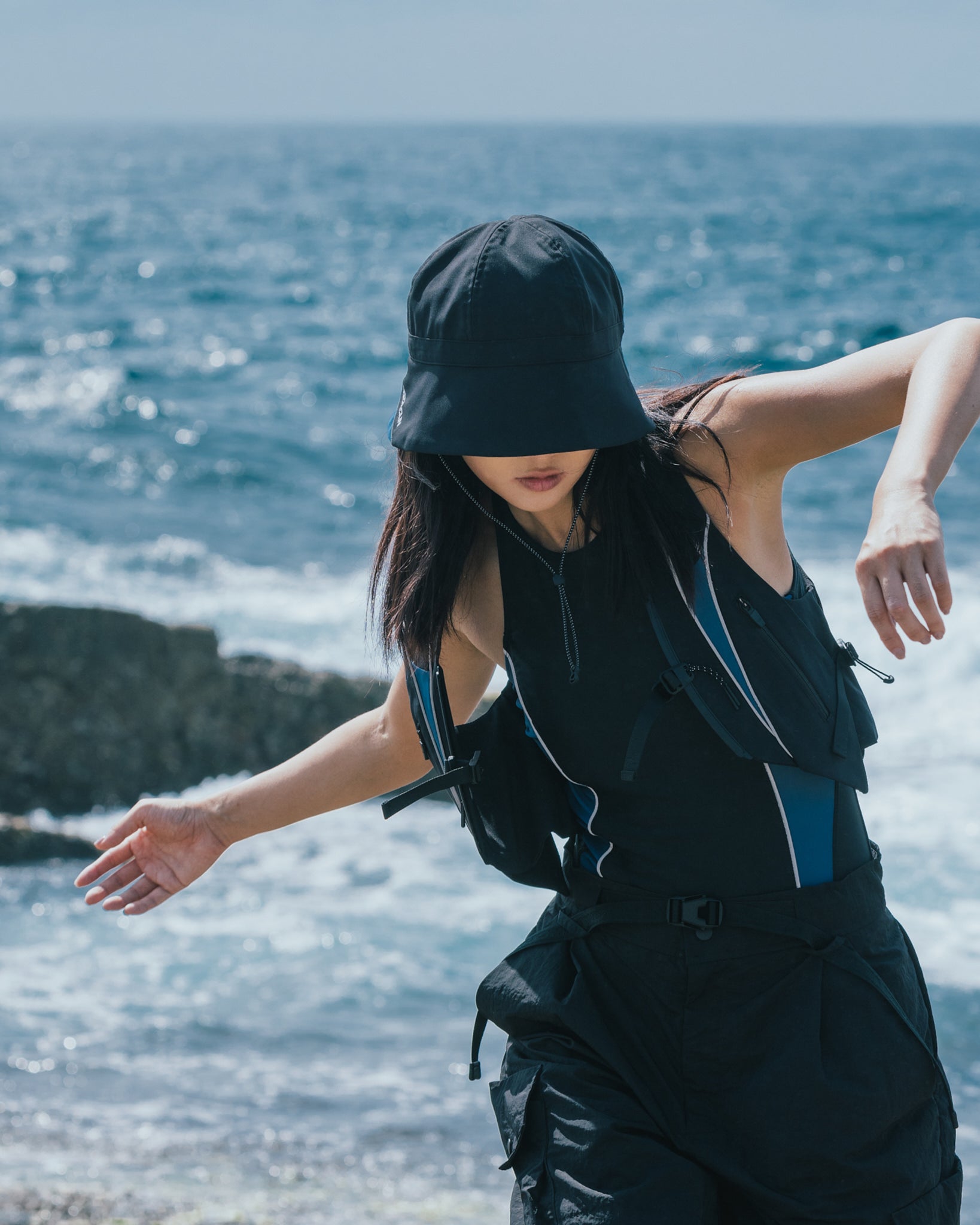 BLOCKING REFLECTIVE RUNNING VEST|可調節式功能背心