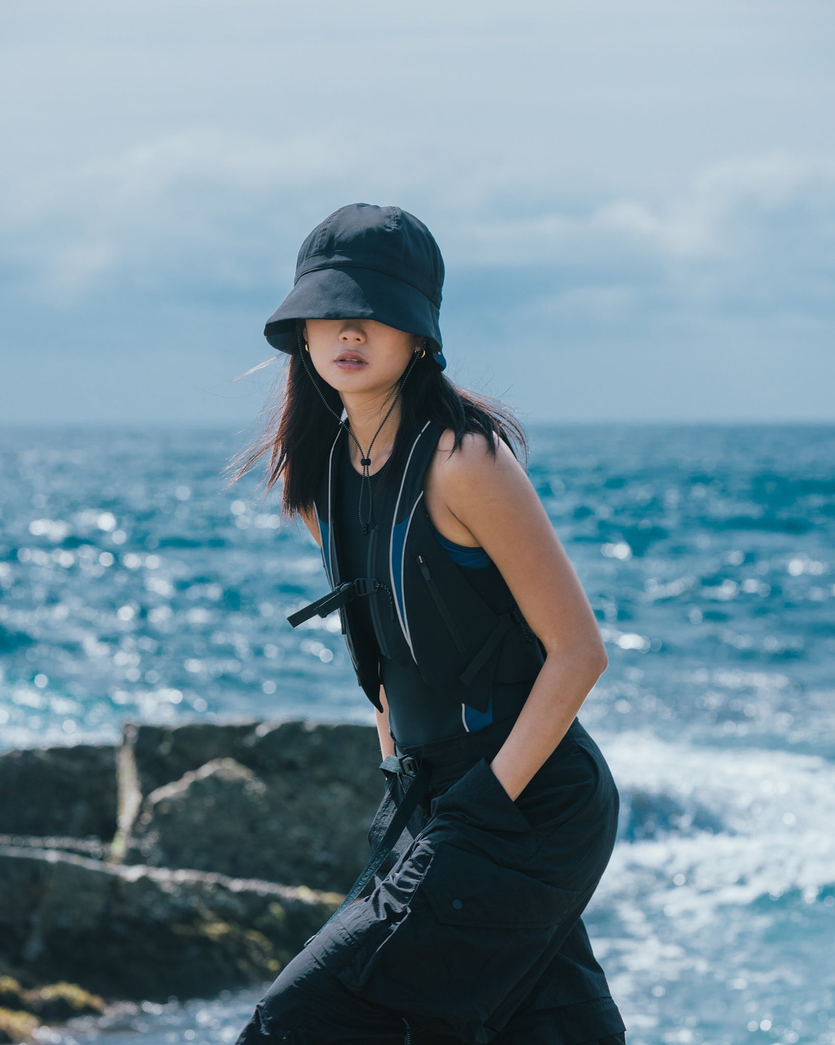 BLOCKING REFLECTIVE RUNNING VEST|可調節式功能背心